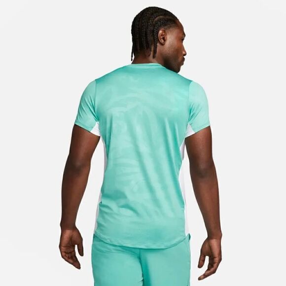Nike Court Dri-FIT Advantage Printed Tennis Shirt - Picture 2 of 10